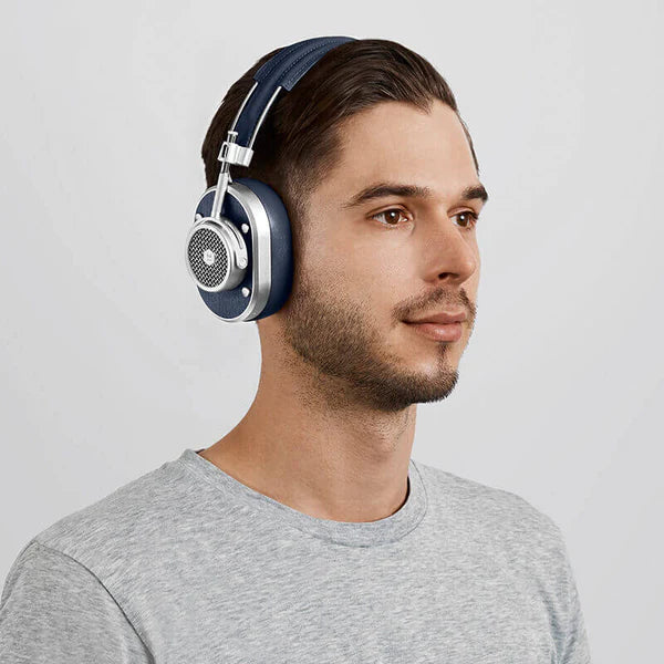 MH40 Wireless (Silver Metal / Navy Coated Canvas)